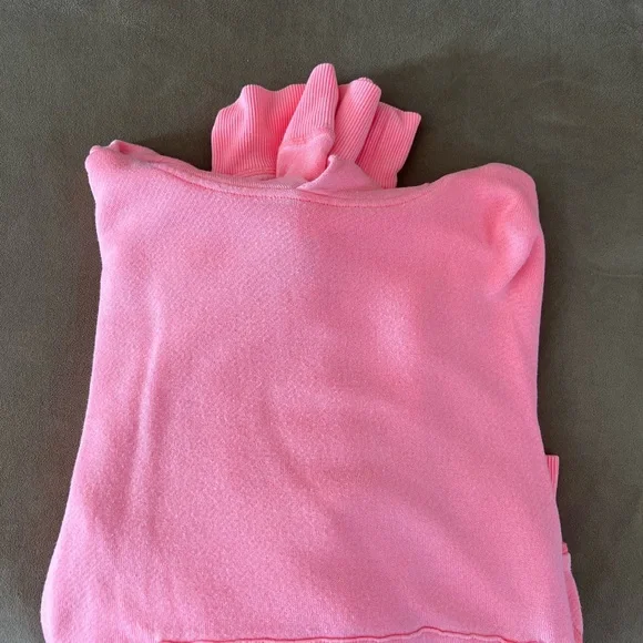 SKIMS Pink Women's Hoodie - Picture 4 of 5